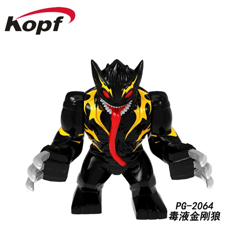 PG2064 20pcs No Box 20 шт. большой размер модели строительные блоки Супер Герои Тор Железный человек Локи муравьиный человек танос Капитан Америка детские игрушки PG8258 - Цвет: PG2064 20pcs No Box