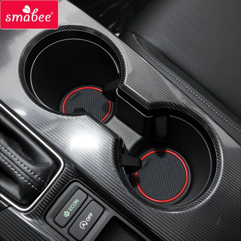 

Противоскользящий коврик Smabee с прорезями для ворот и чашек для Honda Civic 2022, 11th, аксессуары, резиновые подставки, Противоскользящий коврик, авт...