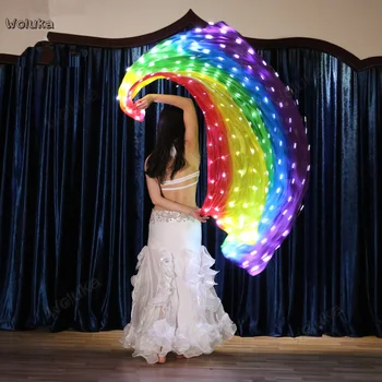 

LED luminous scarf Bar wedding dance performance props accessories fluorescent scarf accessories CD50 W02