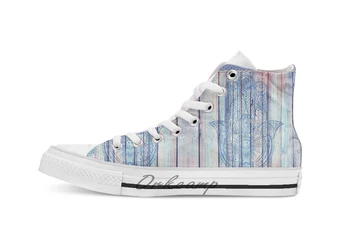 

Hamsa Hand of Fatima breathable Casual High Top lace-up Canvas shoes sneakers Drop shipping