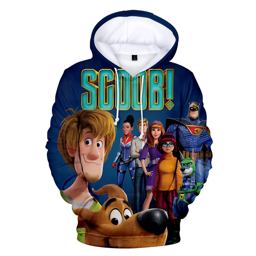 New 2020 Scoob! Movie Protagonist Scooby-Doo 3D Print Hooded Sweatshirt Adult/Child Men/Women Casual Funny Hoodies Clothes