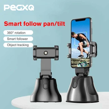 

360 Rotation Apai Genie Camera Gimbal Selfie Stick Face & Object Tracking Stand Support for iPhone Photo Vlog Live Video Record
