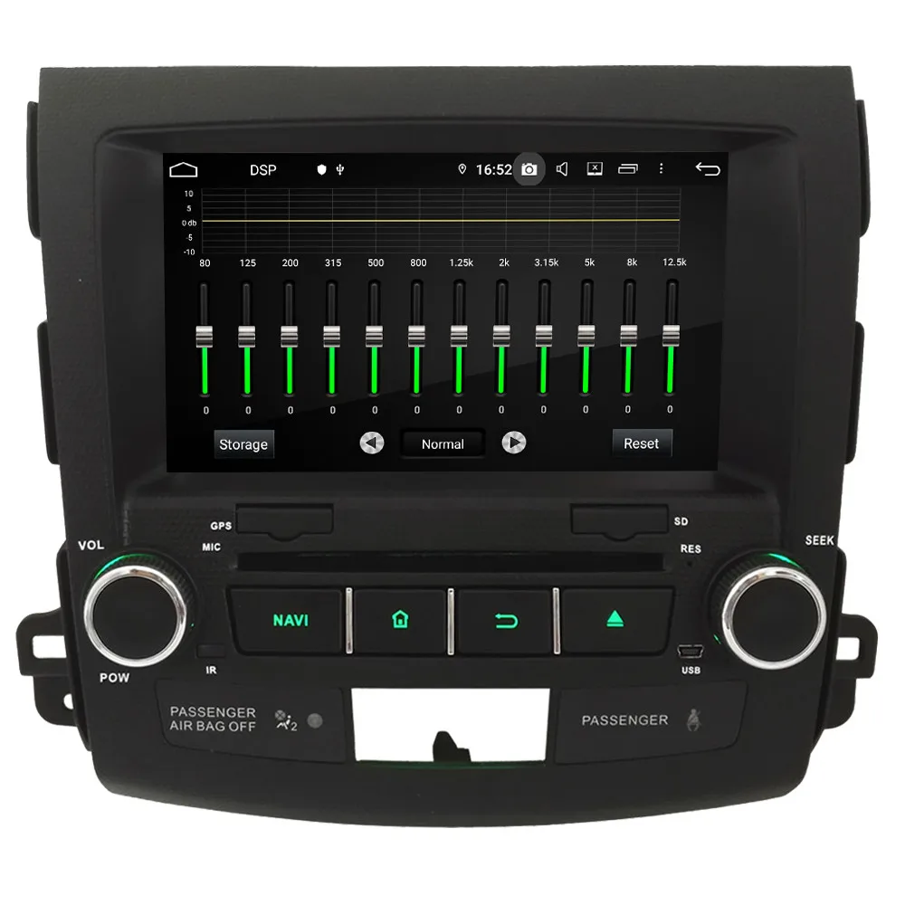 Klyde ips 4G wifi Android 9 Восьмиядерный 4 Гб ОЗУ 64 Гб ПЗУ DSP автомобильный DVD мультимедийный плеер радио для Mitsubishi Outlander XL 2005