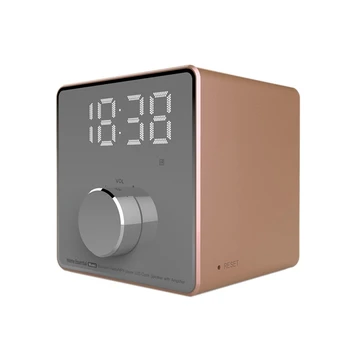 

Bluetooth Speakers, Digital Alarm Clock Led Mirror Sn, Dual Sleep Timer,Fm Radio, Thermometer