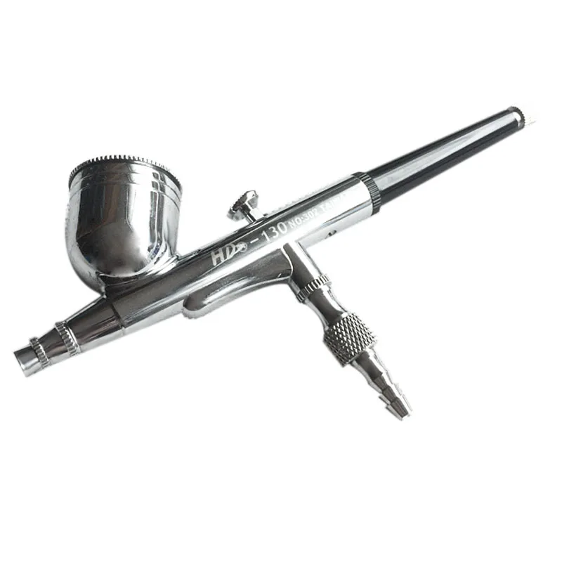 Dual Action Airbrush Kit 0.3Mm Needle Air G-Un Body Paint Art Nail Tattoo Makeup Multi-Capacity for Cake Coloring |