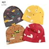 Spring Autumn Thin Baby Hat Beanie Children Girls Cartoon Animals Print Cotton Hats Newborn Kids Caps Baby Boy Beanies Bonnet 1