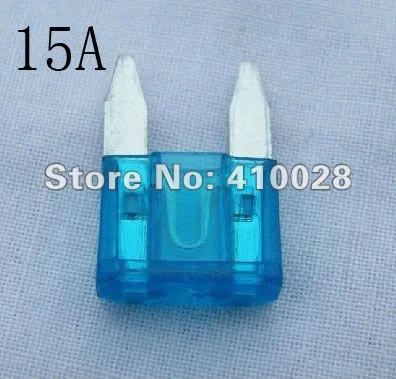 

Free shipping 15A auto small car fuse-mini fuse