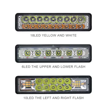 

Truck Led Light Bars Fso Flash Light Auto Off Road Auto LED Light Bar Driving Work Lights Single Row LED Light For ATV Cars Work