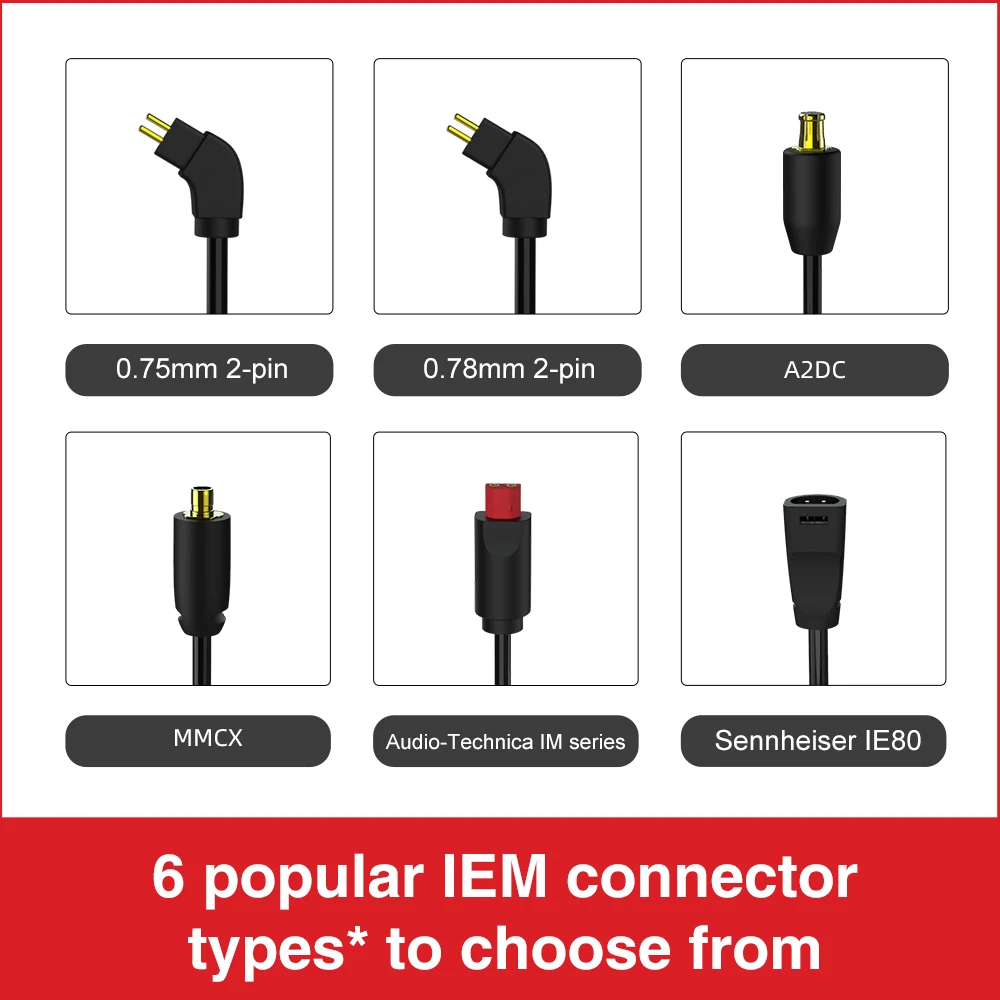 Drahtlose Bluetooth Kabel 4,2 APTX 2PIN 0,75 MM 0,78 MM MMCX IE80 A2DC Wasserdichte Kopfhörer Kabel Drahtlose Bluetooth Kabel 4,2 APTX 2PIN 0,75 MM 0,78 MM MMCX IE80 A2DC Wasserdichte Kopfhörer Kabel