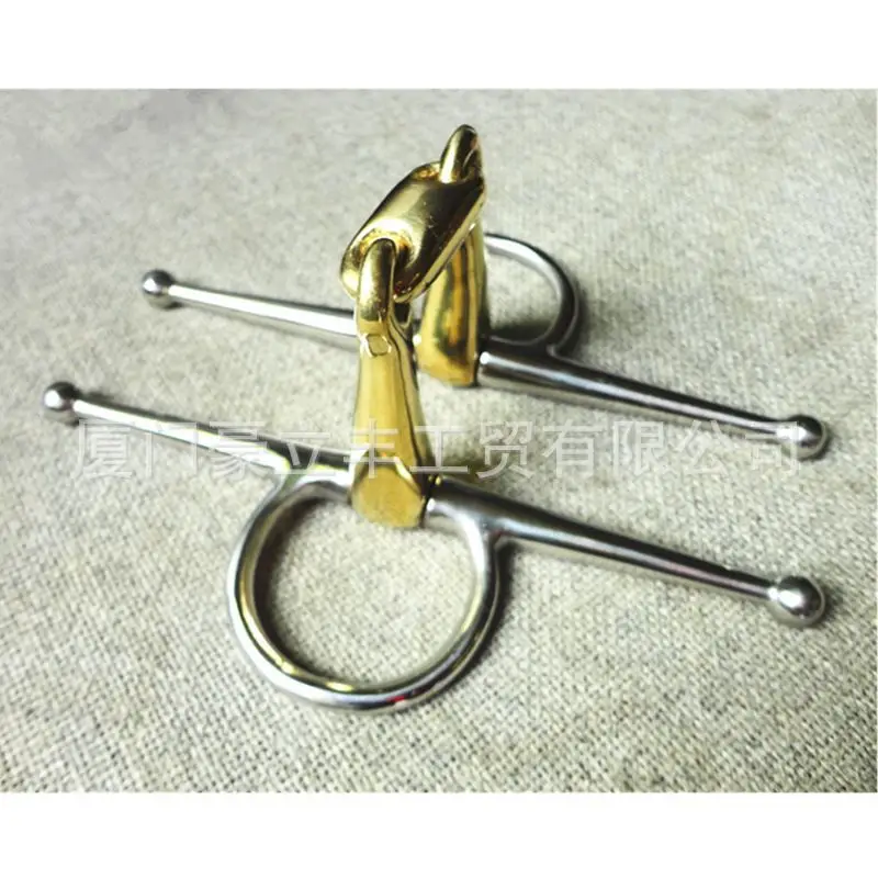 

H Type Snaffle Bit Horse Harness Copper Nozzle Gag Bit Iron Equestrian Supplies