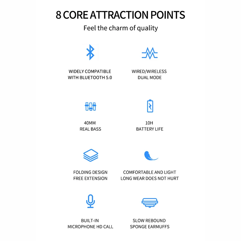 E92 Беспроводная Bluetooth 5,0 гарнитура стерео Бас шлем звуковая головка установленная наушники с микрофоном 3,5 мм AUX аудио вход
