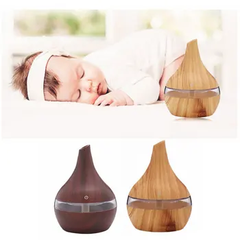 

Family Portable Compact Wood Grain Design USB Luminous Lamp Air Humidifier Mist Discharge Cn(origin) Lescolton