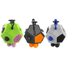 Пластиковая декомпрессионная волшебная игрушка Новинка 12 Сторон дети 7*6*5 см прочное и безопасное использование