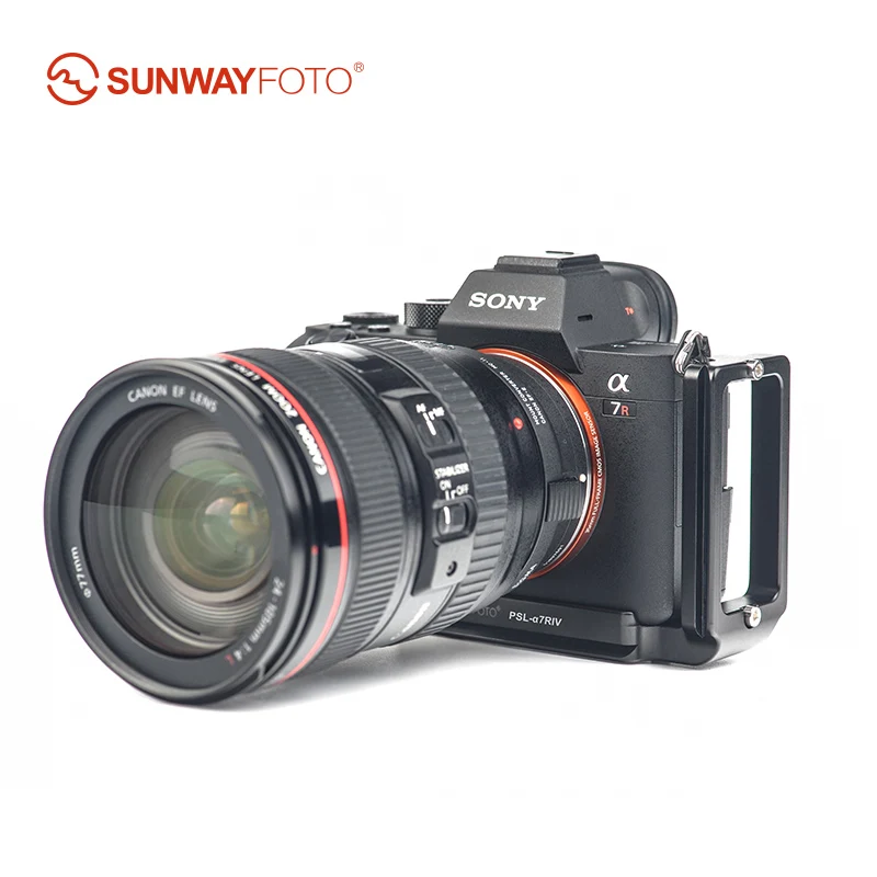 SUNWAYFOTO PSL-A7RIV камера БЫСТРОРАЗЪЕМНАЯ пластина для SONY A7RIV A7R4 L Пластина L форма кронштейн опорная плита