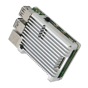 

Enclosure Case Cover Protective Shell Screws Parts For Raspberry Pi 4 B Aluminum