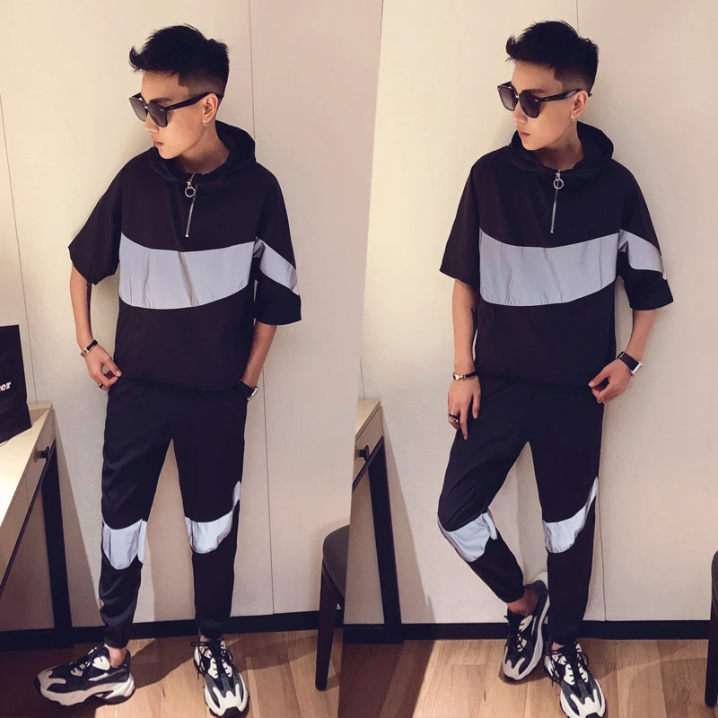 Костюм спортивный мужской повседневный из 2 предметов Свитшот и брюки комплект