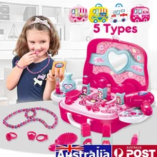 Портативный чемодан игрушки Инструмент Кухонные косметические медицинские Juguetes мальчик девочка Обучающие ролевые игры игрушки для детей багажная коробка