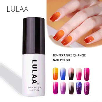 

Gradient Finger Nail Glitter Color Changing Polish Nail Art Beauty Decoration Supplies Ornament EY669