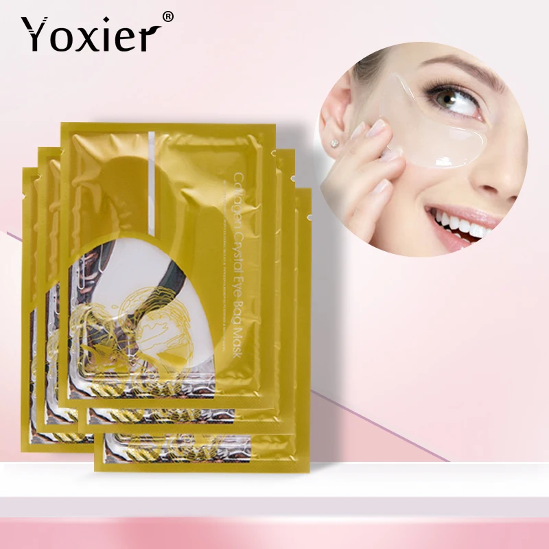 

Yoxier Collagen Protein Firming Mask Anti-Puffiness Skin Care Dark Circle Moisturizing Anti-Aging Eye Cream 5 Pairs=10pcs