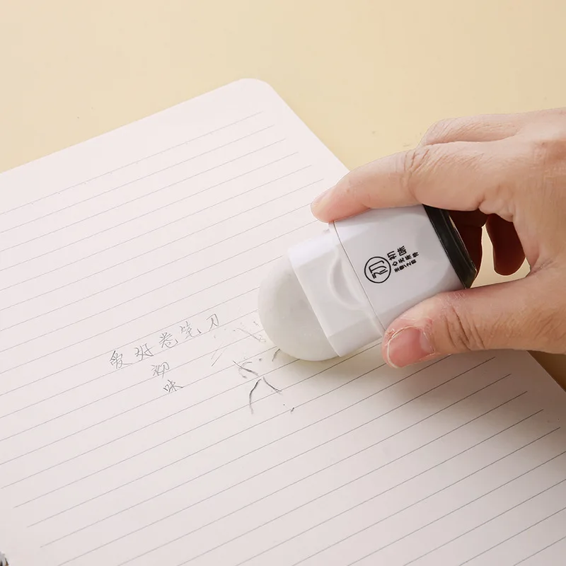 Creative Single Hole Pencil Sharpener Eraser Two in one Multifunctional Office Stationery Mini Cute School Supplies pencil eraser