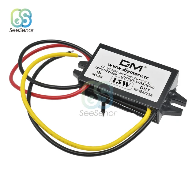 Convertisseur De Puissance De Voiture 12v 24v À 9v 6v 5v 4.2v 3.7v 3v 5a  12v À 9v Dc 24v À 9v, Module Abaisseur Dc - Onduleurs Et Convertisseurs -  AliExpress