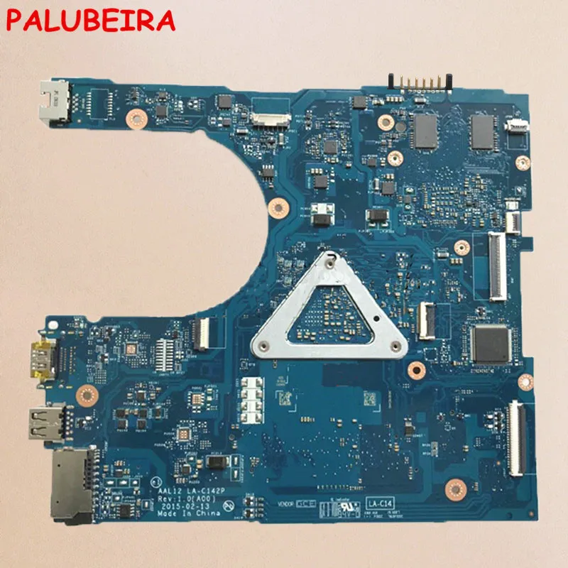PALUBEIRA CN-0PDGN4 PDGN4 для DELL inspiron 5455 5555 Материнская плата ноутбука AAL12 LA-C142P REV: 1,0(A00) E2-7110 материнская плата