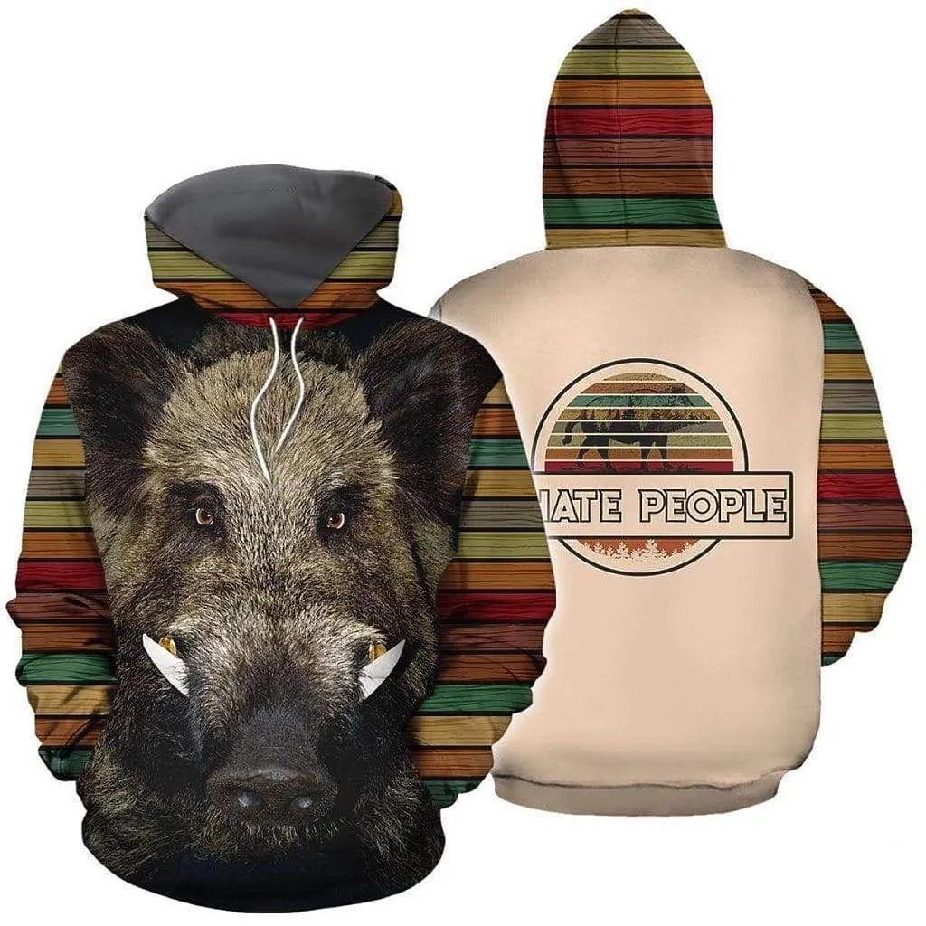 

Boar 3D All Over Printed Hoodie Autumn Unisex Casual Sweatshirt Fashion Hip Hop Jackets