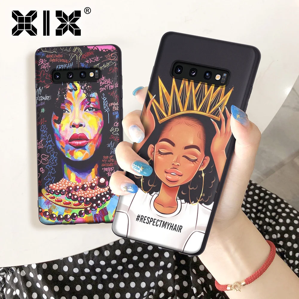 

Soft TPU Samsung A70 Case African Girls for Samsung A50 Case Fashion Cover for Samsung A7 A8 2018 A10 A20 A30 A40 A50 A70 Case