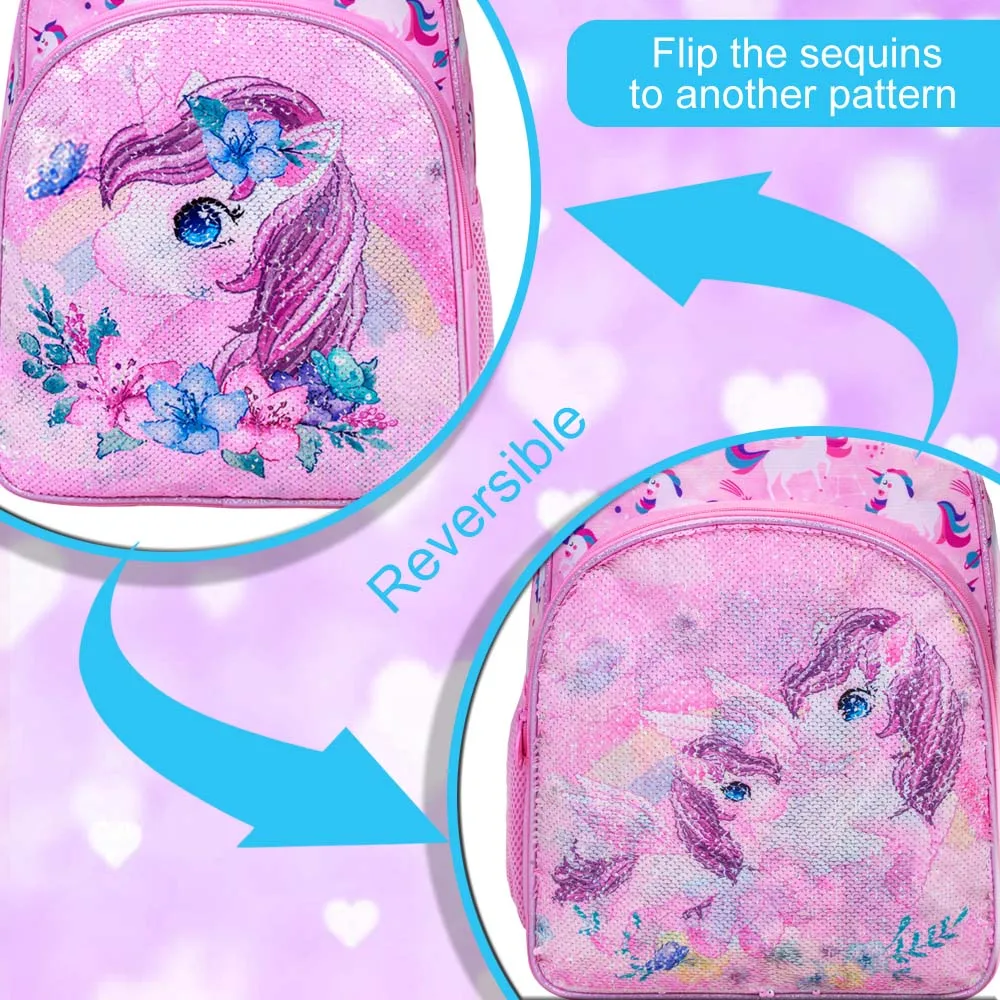 Shop Backpack for Girls Unicorn Magic Glitter – Luggage Factory