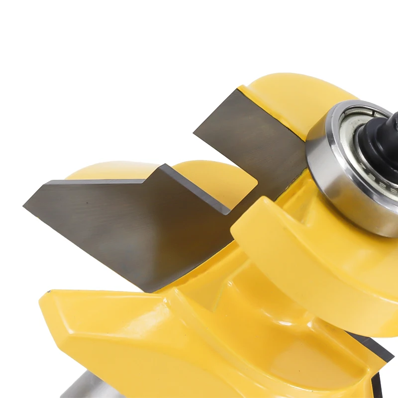 2pcs 1/2" Shank Joint Router Bit Tenon Cutters Carbide Bead Router Bit Milling Cutter For Wood Tongue Groove Router Bit Set