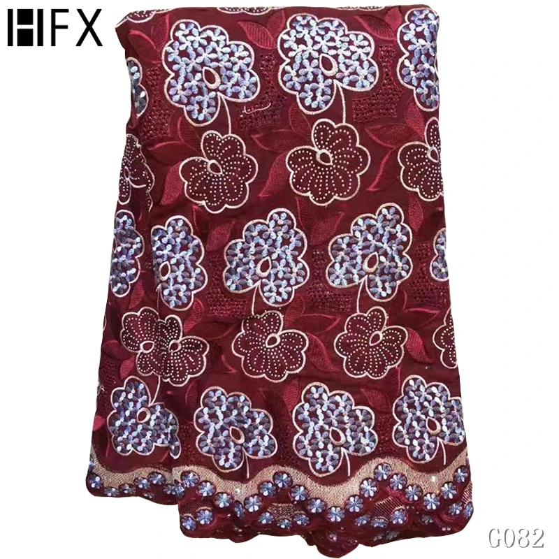 HFX швейцарская вуаль кружева в швейцарской сухой кружевной ткани высокого