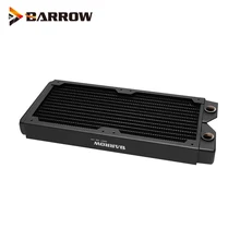 Barrow 240mm 120x2mm Copper radiator 12cm fan thin heatsink Chassis
heat dissipation Dabel-30a 240