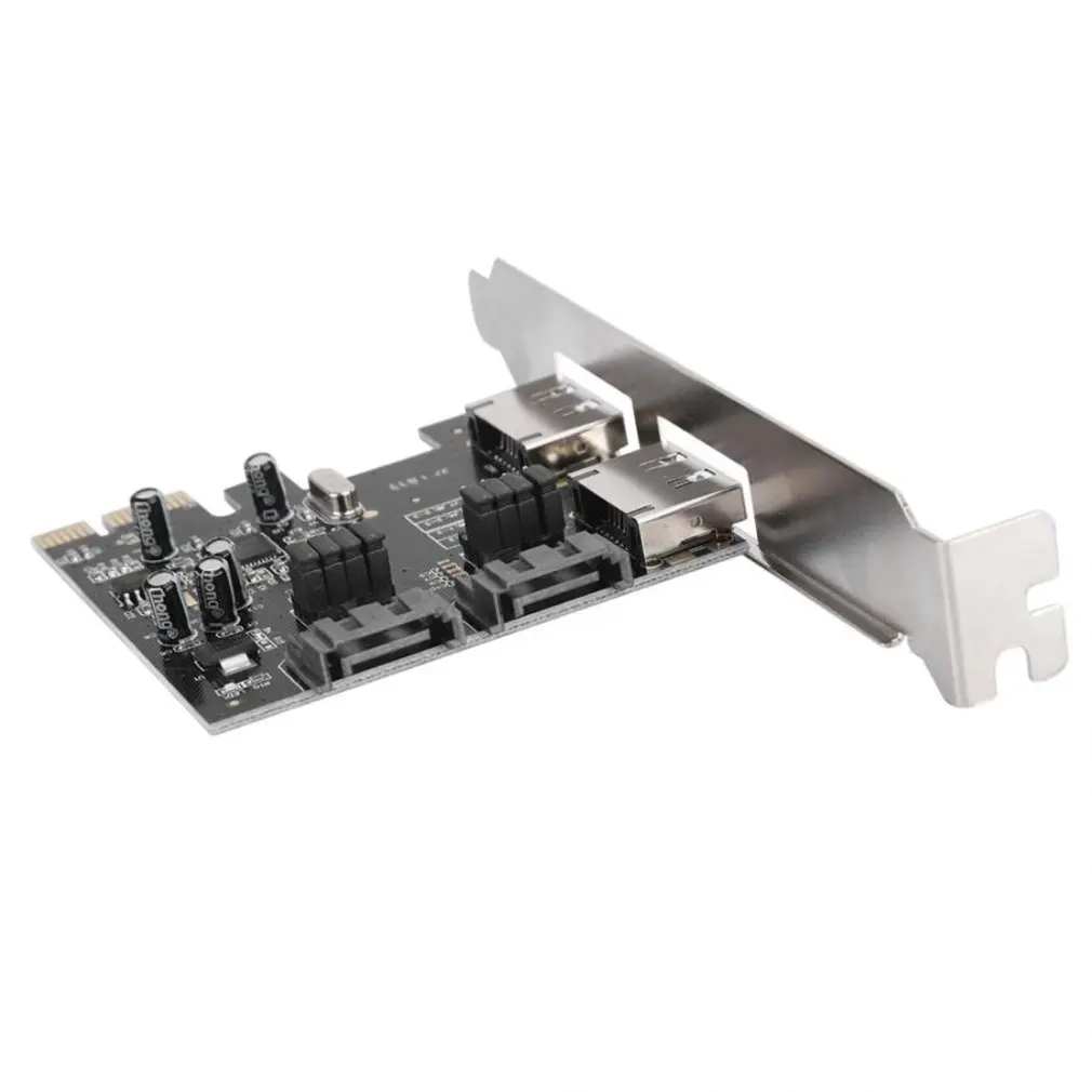 Настольный PCI-E для SATA3 PCI E SATA3.0 6 ГБ/сек. SSD Asmedia чип карты расширения ASM1061 с драйверами CD PCI-Express