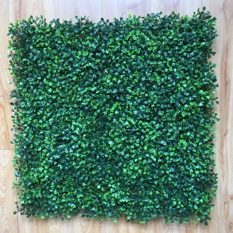 

50CM X 50cm Artificial Plastic Boxwood Turf Milan Grass Mat for Garden Home Store Wedding Decoration Artificial Plants