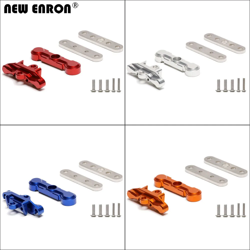 For TRAXXAS MAXX 1/10 RC Car Parts ALUMINUM FRONT+REAR LOWER ARM TIE BAR MOUNT 