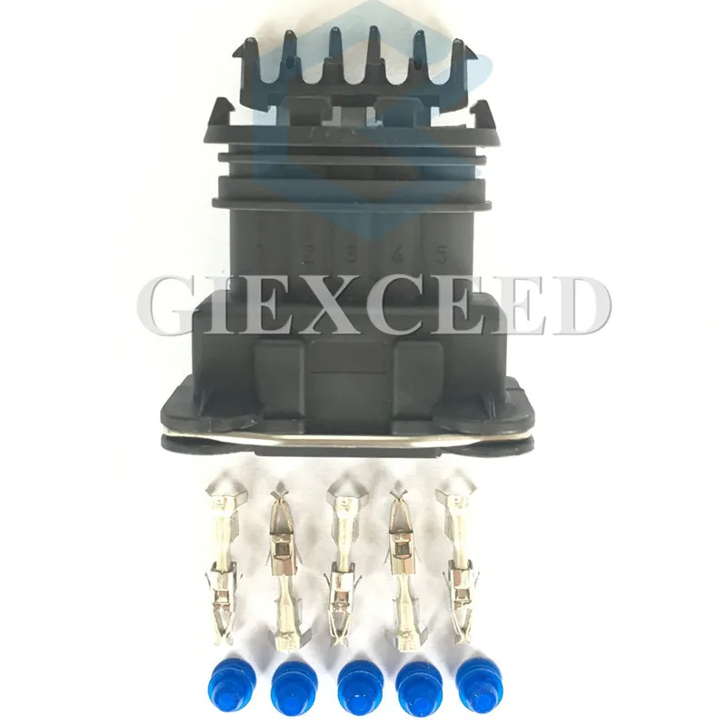 2 комплекта 5 Pin 282193 1 Junior Power Timer JPT AMP Female герметичный автомобильный соединитель