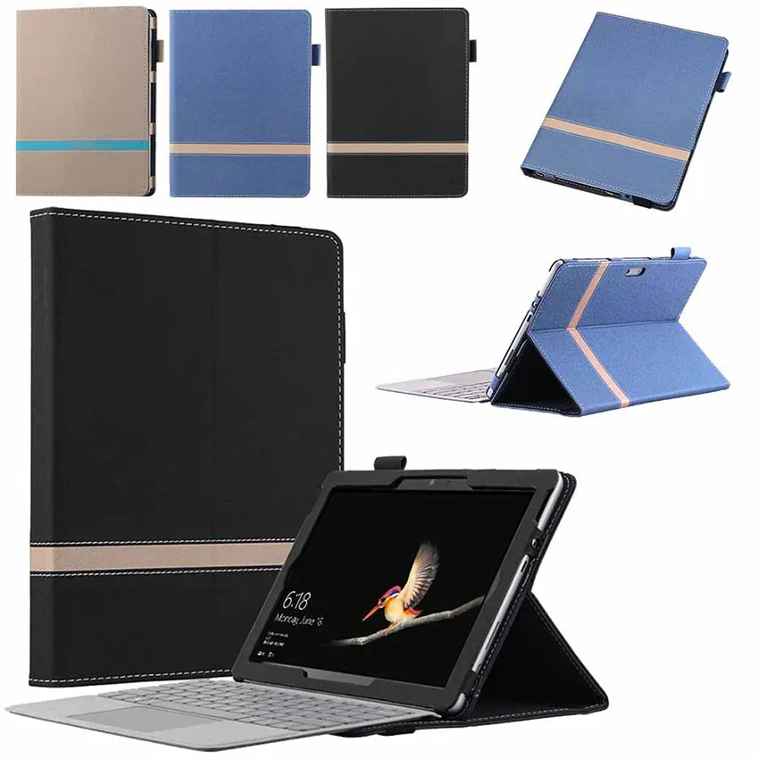 Case For Microsoft Surface Go 10 inch PU Leather Tablet Flip Case Stand Laptop Keyboard Cover Surface Go 10 Protecive Case Skin (66)