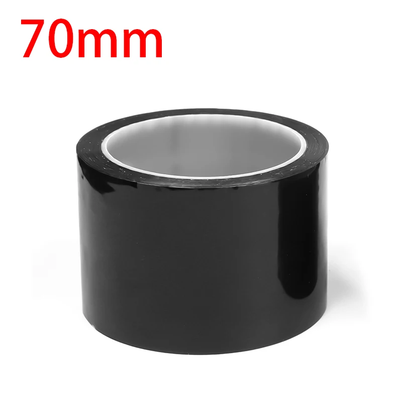 70mm Black Автомобильные наклейки, автомобильные накладки для багажника, порога, края бампера, защитная пленка, защитный клей для автомобиля, полностью виниловые автомобильные аксессуары - Название цвета: 70mm Black