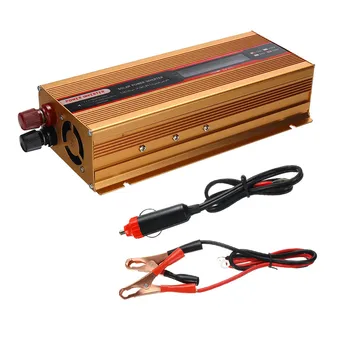 

Gold Converter Sine Wave Power Inverter 2000W DC 12V To AC100-130V/ AC200-240V For Vehicle Car Sine Wave Power Supply Inverter