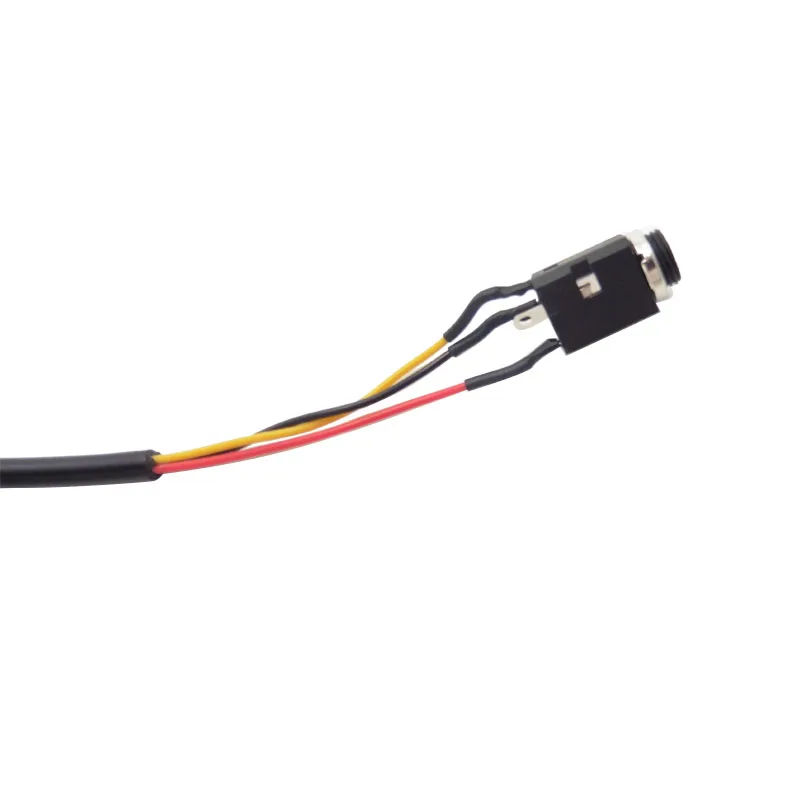 Audio Cable 4Pin Foot Stereo 3 5mm headphone jack socket with threaded dual channel 3 5mm female to female audio extension cable