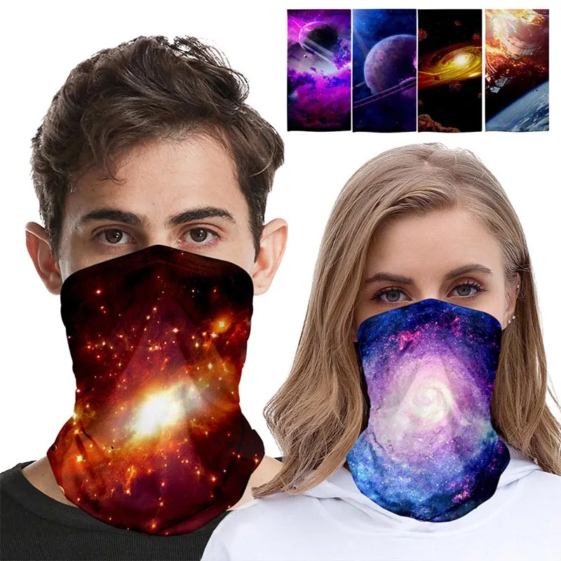 

New Starry Sky Magic Bandana 3D Printed Scarf Multifunction High Quality Snood Hat Sports Cycling Bandana wholesale