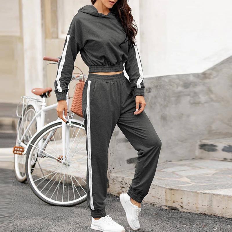 womens side stripe pants