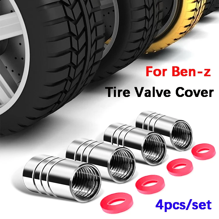 

4pcs car tire valve cover wheel air protection cap for Mercedes Benz A B C E R G Class GLK GLA c180 s200 s300 Car Accessories