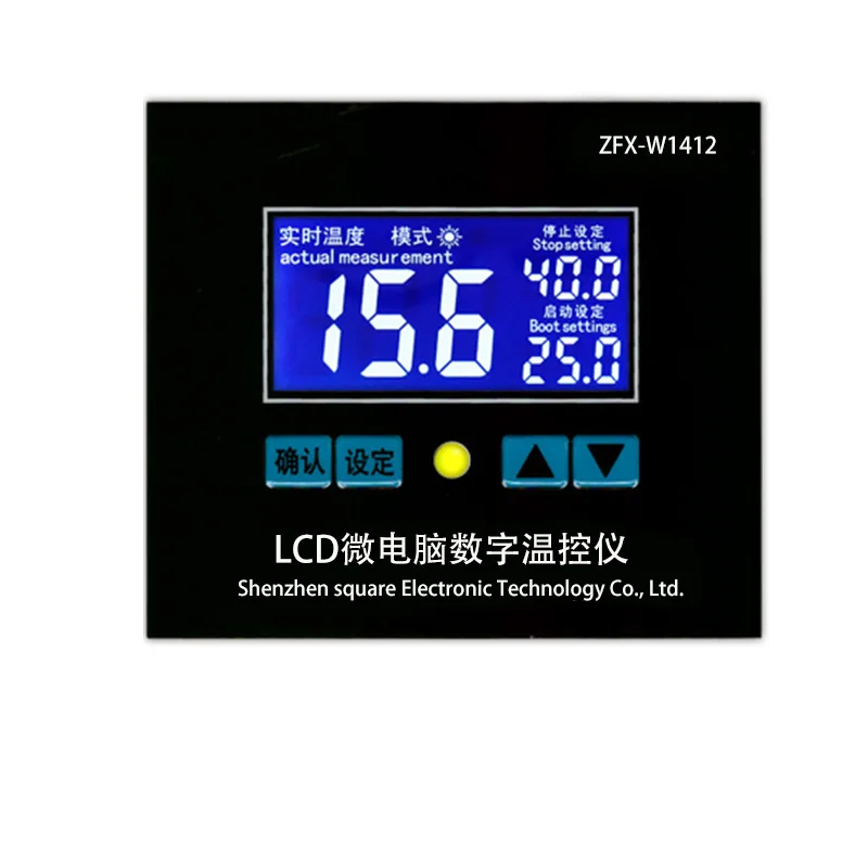 Pymeter ZFX-W1412 микрокомпьютер цифровой контроль температуры Лер цифровой дисплей контроль температуры Лер Высокая точность 0,1 контроль