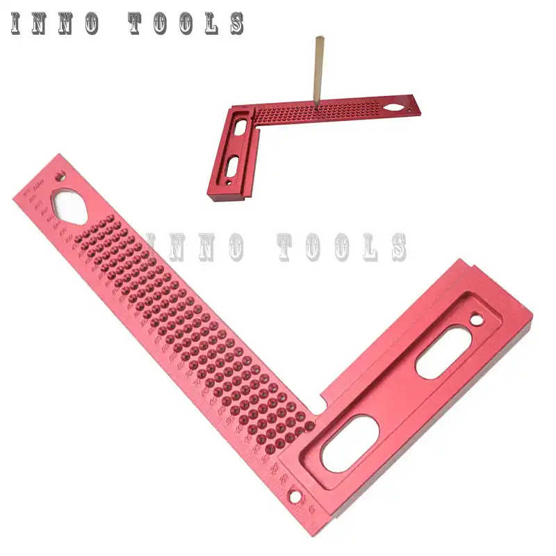 NEW POCKET T-SQUARES Measuring Woodworking T-Type Scribe Mark Measurement Ruler