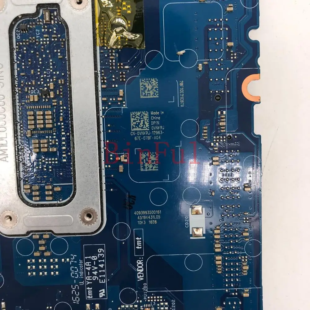 Высокое качество для Latitude E7470 Материнская плата ноутбука CN-0VNKRJ 0VNKRJ AAZ60 LA-C461P с SR2F1 I7-6600 Процессор полностью протестирована