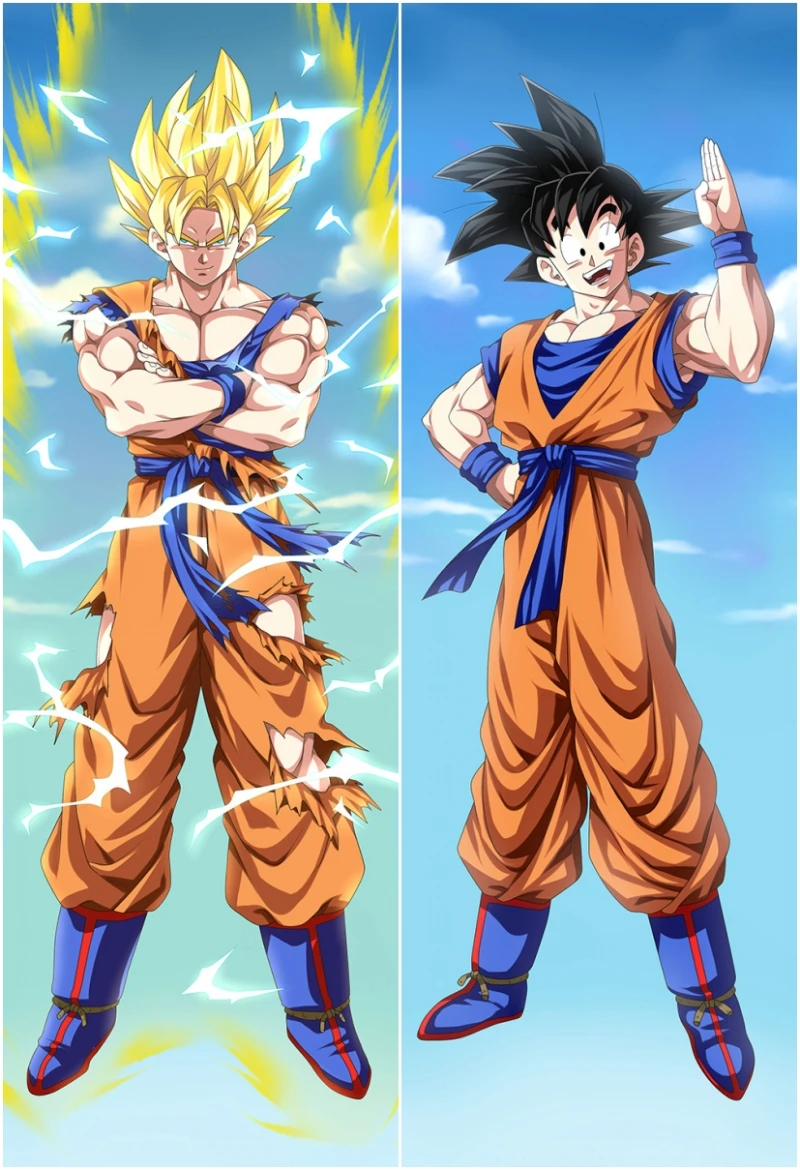 

Dragon Ball Son Goku Kakarotto Cosplay Dakimakura Pillow Case Hugging Body