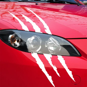 

Auto Car Sticker Reflective Monster Claw Scratch Stripe Marks Headlight Decal Car Stickers