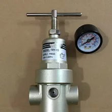 Medium pressure relief valve Pressure Reducing Maintaining Valves DN15-DN50 aluminum Adjustable Relief Valves With Gauge Meter
