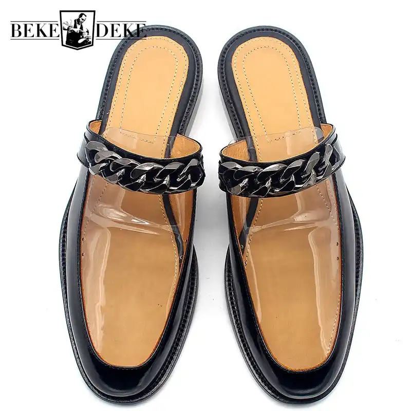 mens designer mules